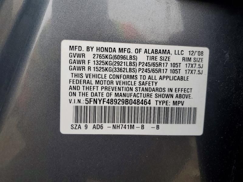 2009 Honda Pilot Touring