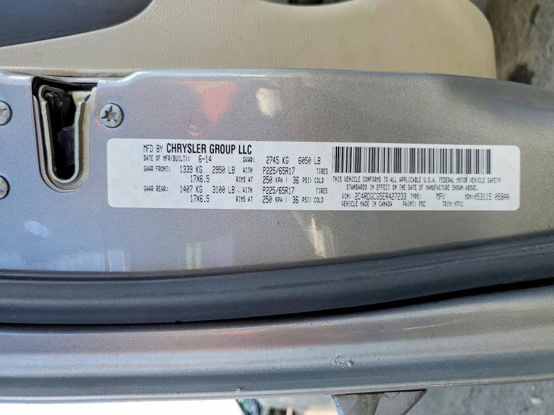 2014 Dodge Grand Caravan sxt