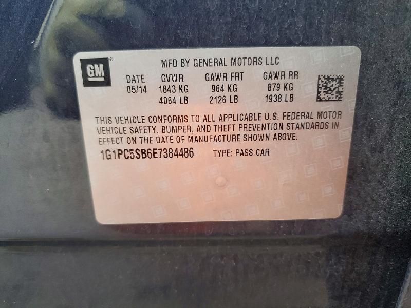 2014 Chevrolet Cruze lt