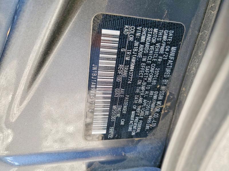 2021 Nissan Rogue Sport s