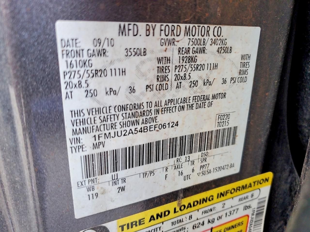 2011 Ford Expedition Limited