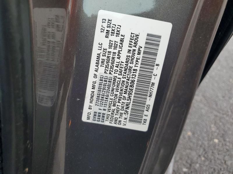 2014 Honda Odyssey Touring