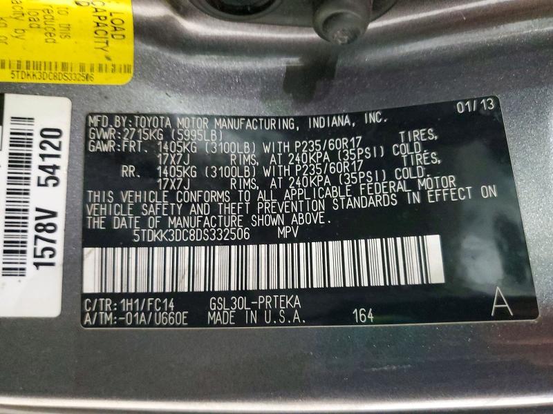 2013 Toyota Sienna le