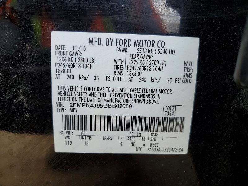 2016 Ford Edge sel