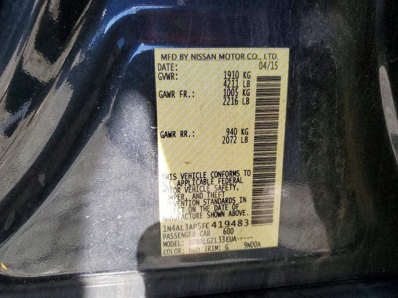 2015 Nissan Altima 2.5