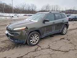 Jeep Vehiculos salvage en venta: 2015 Jeep Cherokee Limited