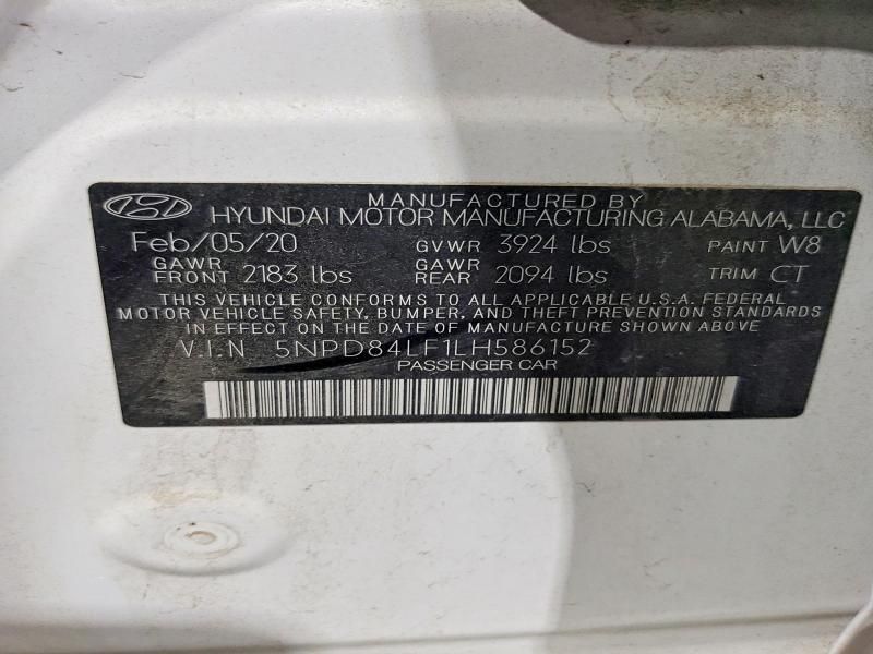 2020 Hyundai Elantra sel