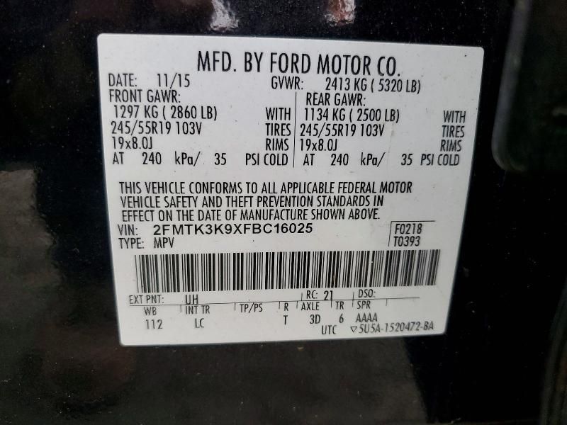 2015 Ford Edge Titanium