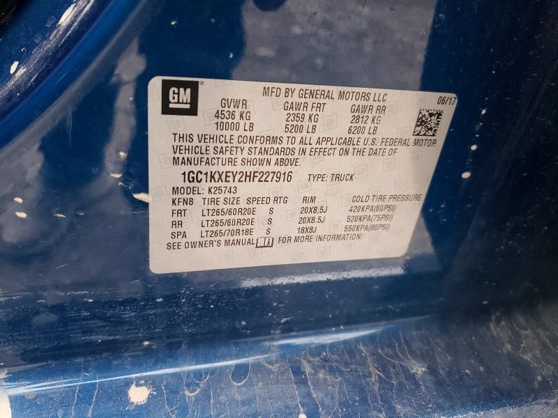 2017 Chevrolet Silverado K2500 High Country