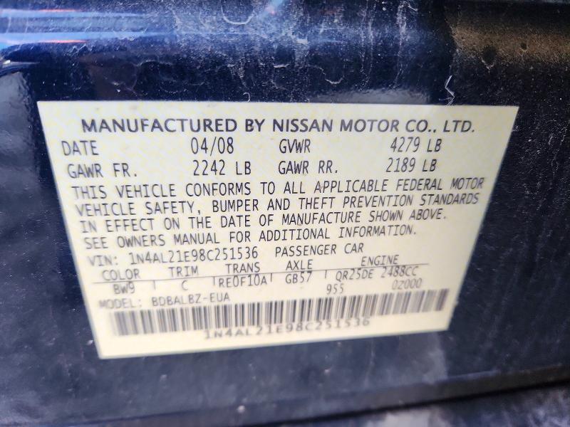 2008 Nissan Altima 2.5