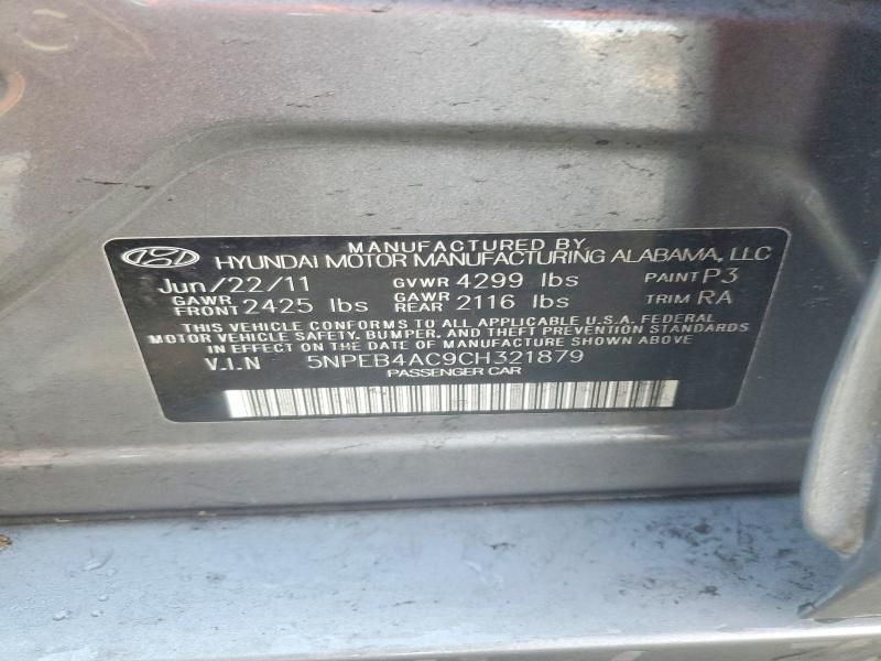 2012 Hyundai Sonata gls