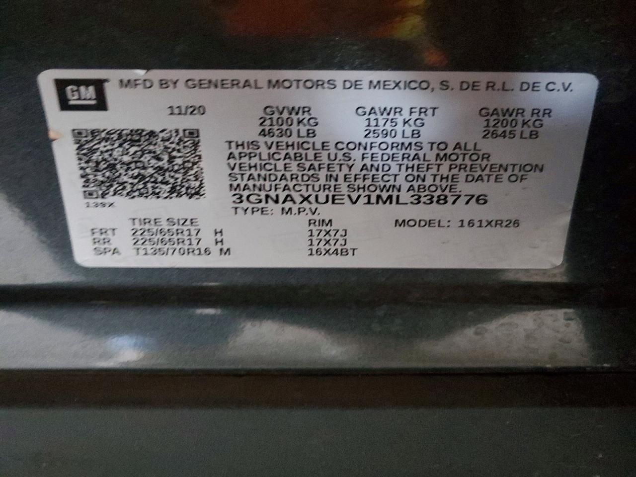 2021 Chevrolet Equinox lt