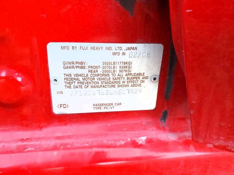 2006 Subaru Impreza 2.5i