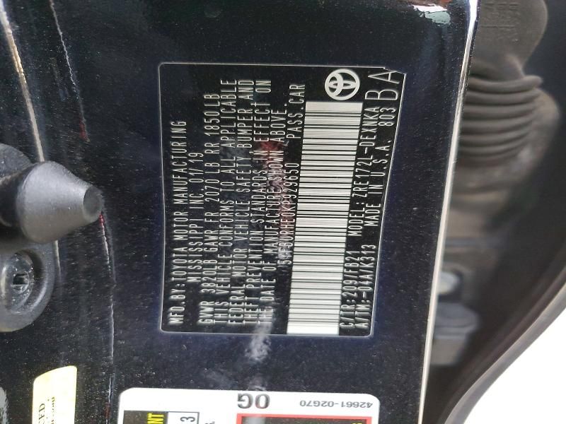 2019 Toyota Corolla l