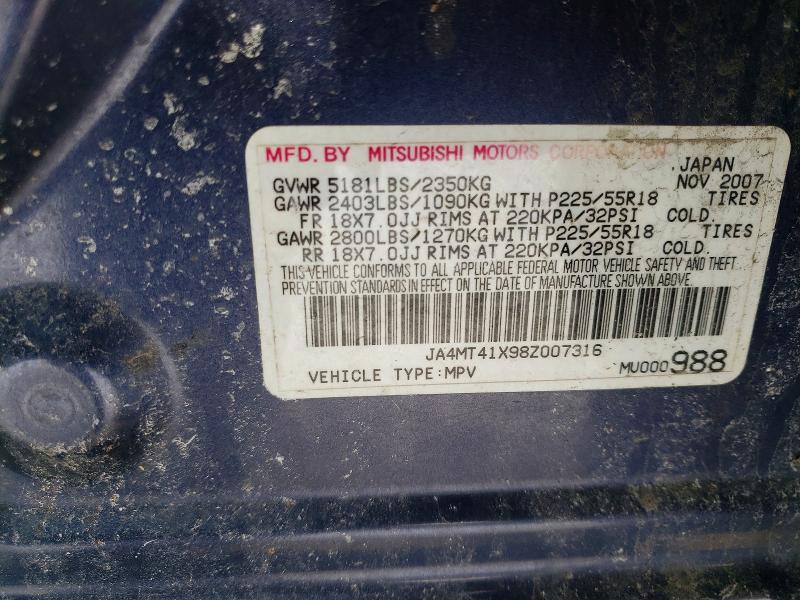 2008 Mitsubishi Outlander xls