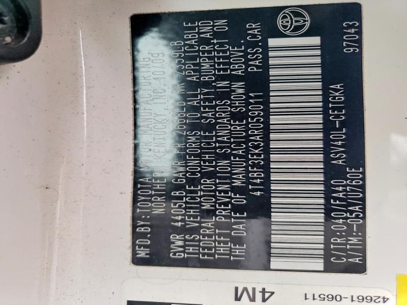 2010 Toyota Camry Base