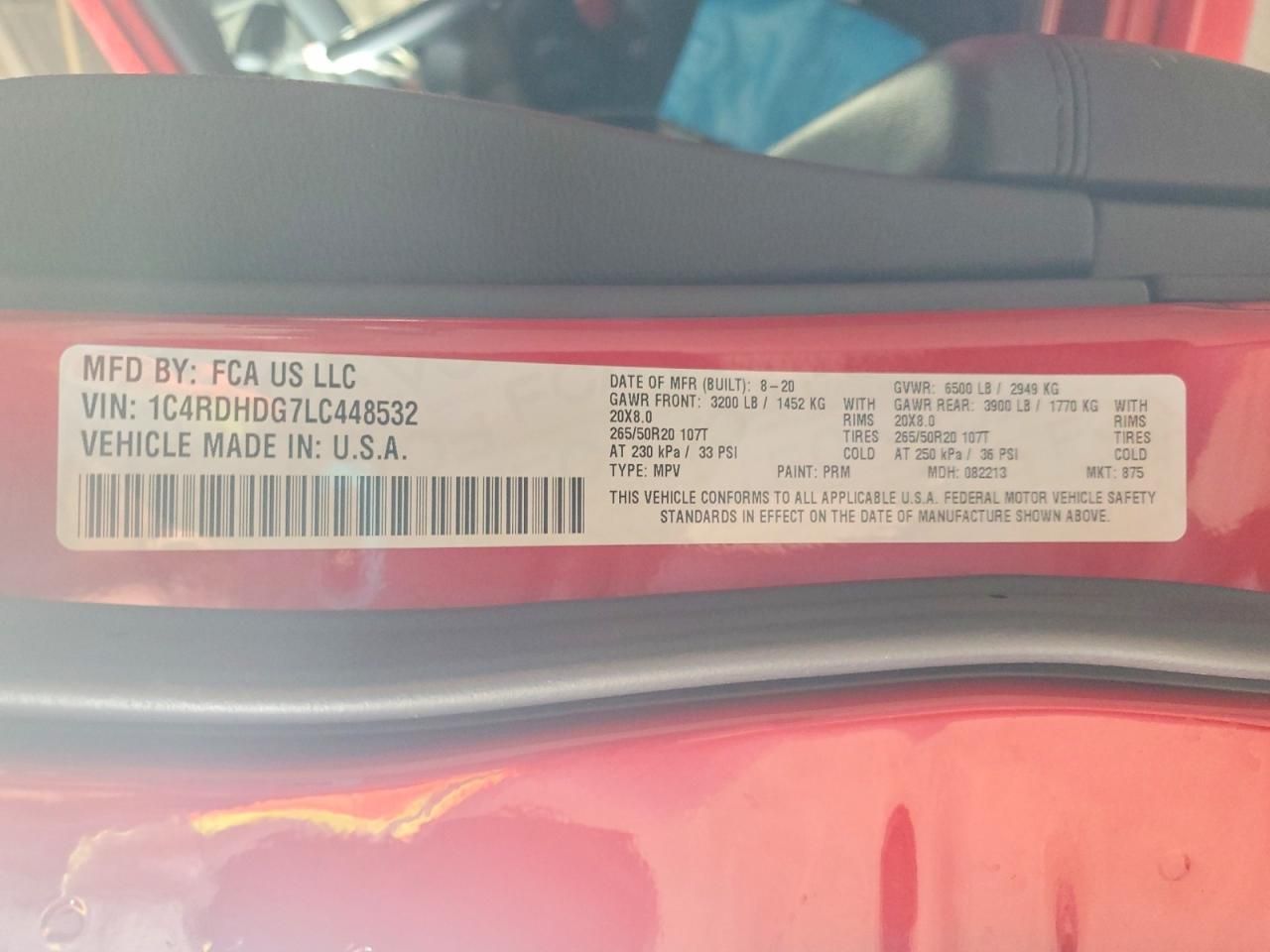 2020 Dodge Durango gt