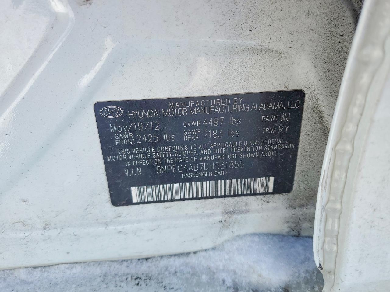 2013 Hyundai Sonata se
