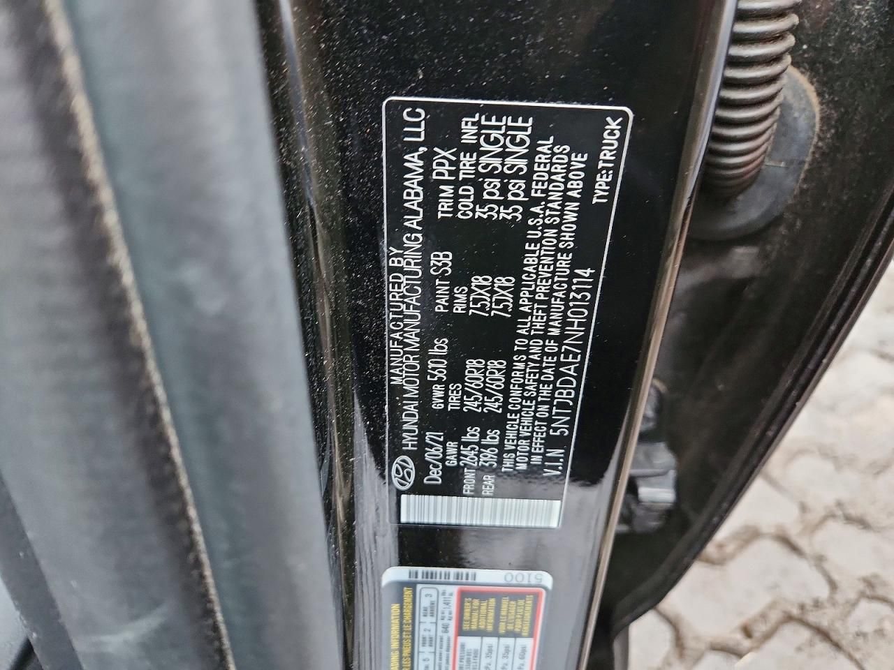 2022 Hyundai Santa Cruz sel