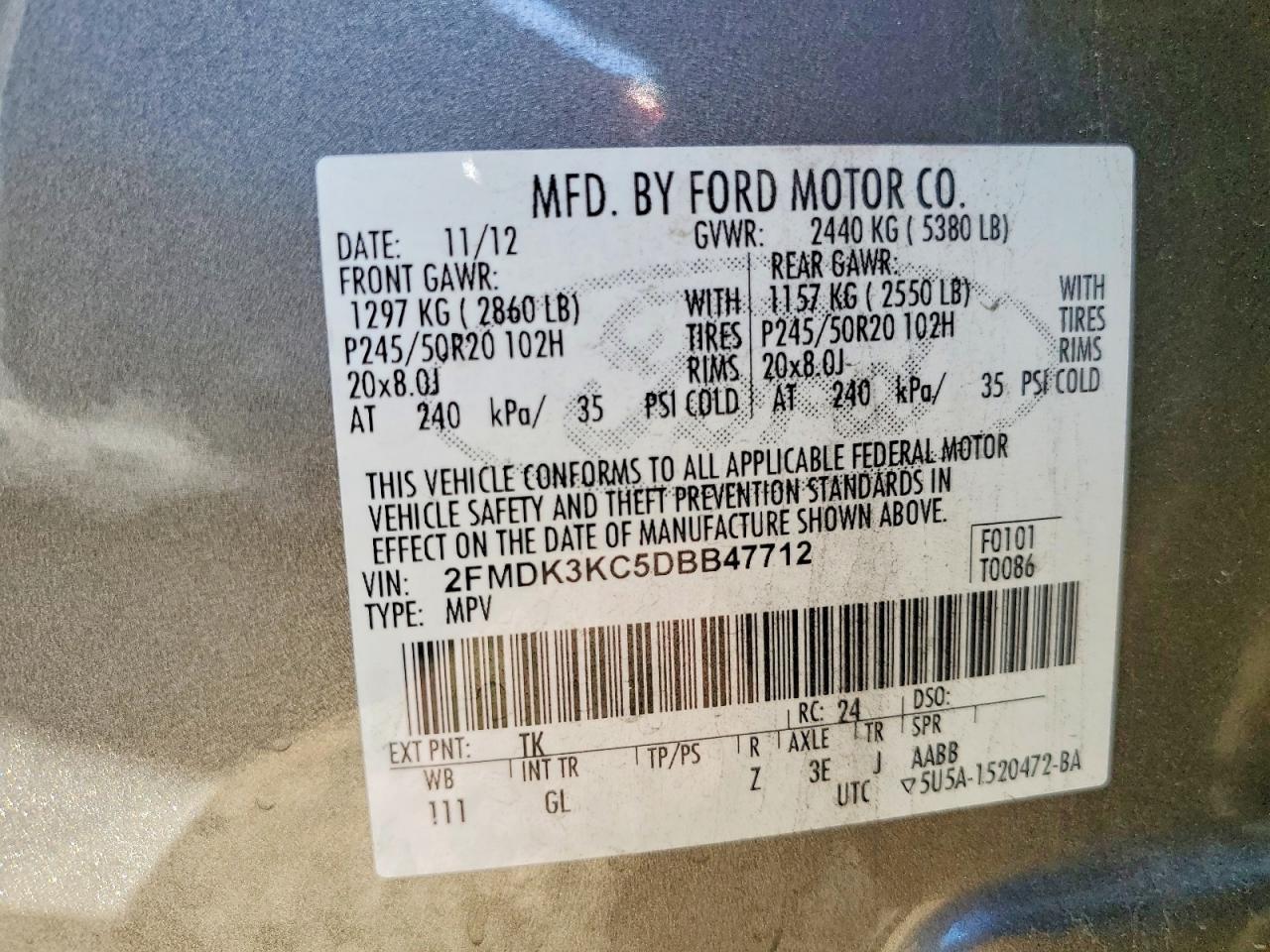 2013 Ford Edge Limited