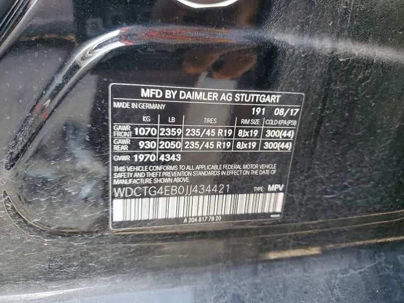 2018 Mercedes-Benz Gla 250