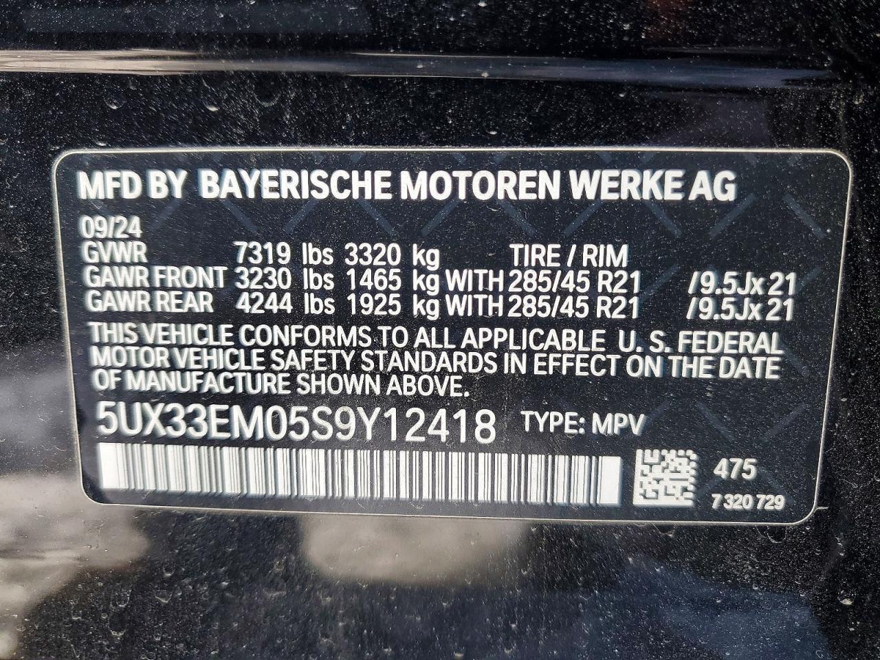 2025 BMW X7 M60i