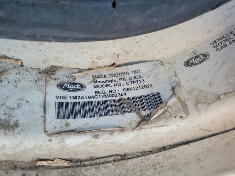 2007 Mack CTP713 Dump Truck