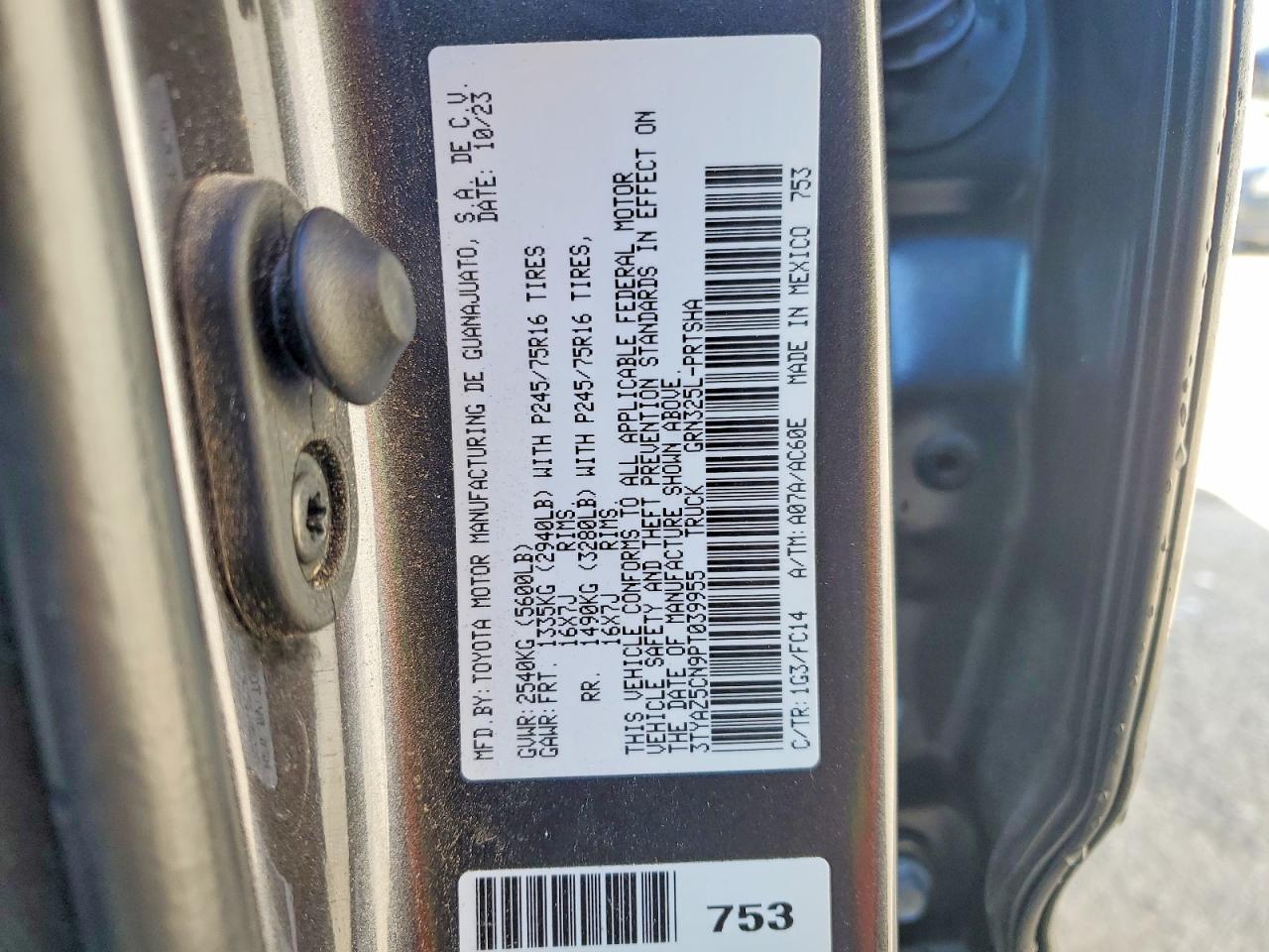 2023 Toyota Tacoma SR5 V6