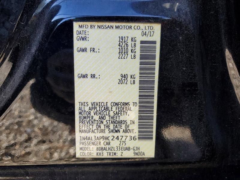 2017 Nissan Altima 2.5 s