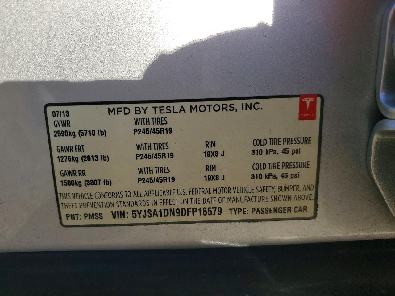 2013 Tesla Model s