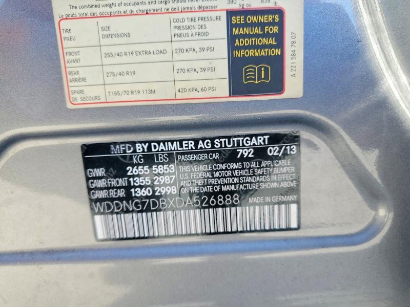 2013 Mercedes-Benz S 550