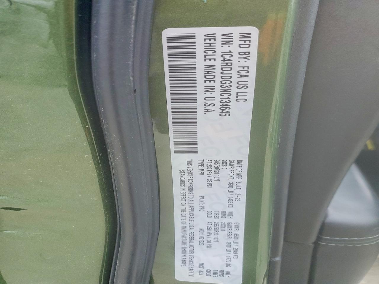 2022 Dodge Durango gt