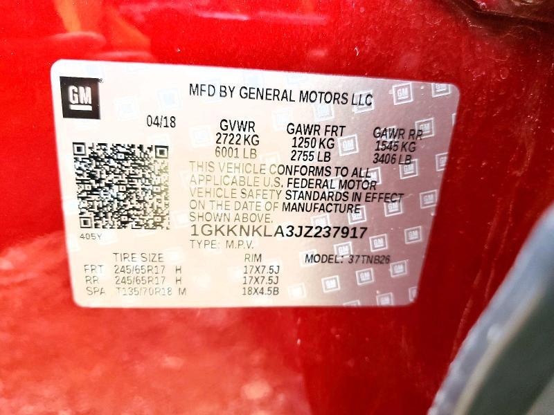 2018 GMC Acadia sle