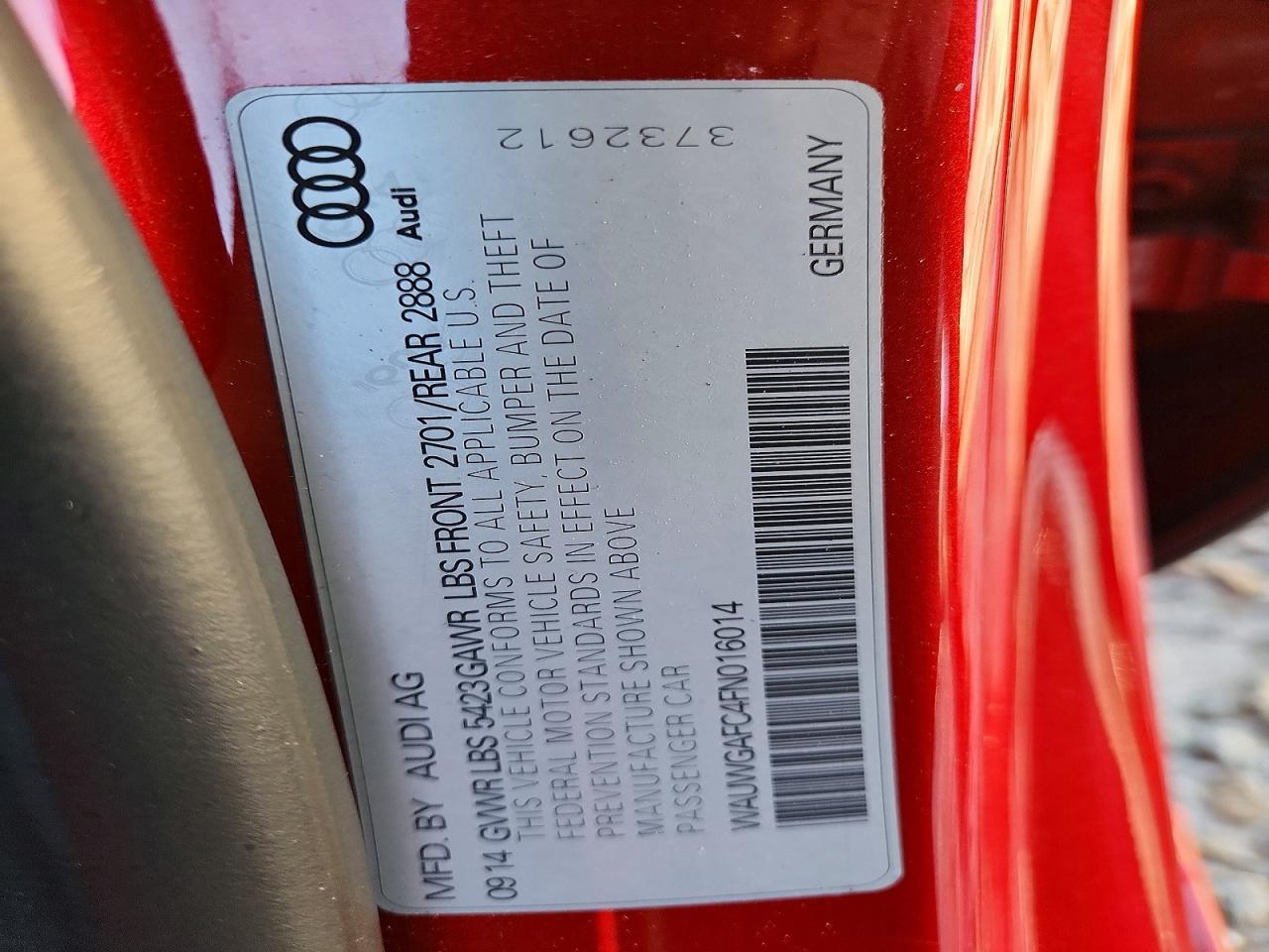 2015 Audi A7 Premium Plus