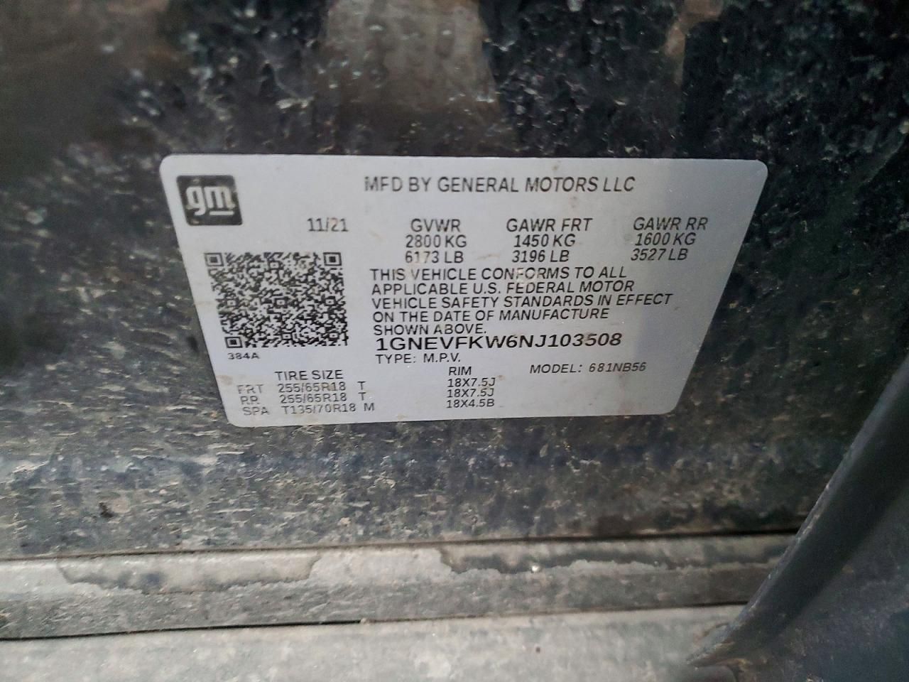 2022 Chevrolet Traverse ls