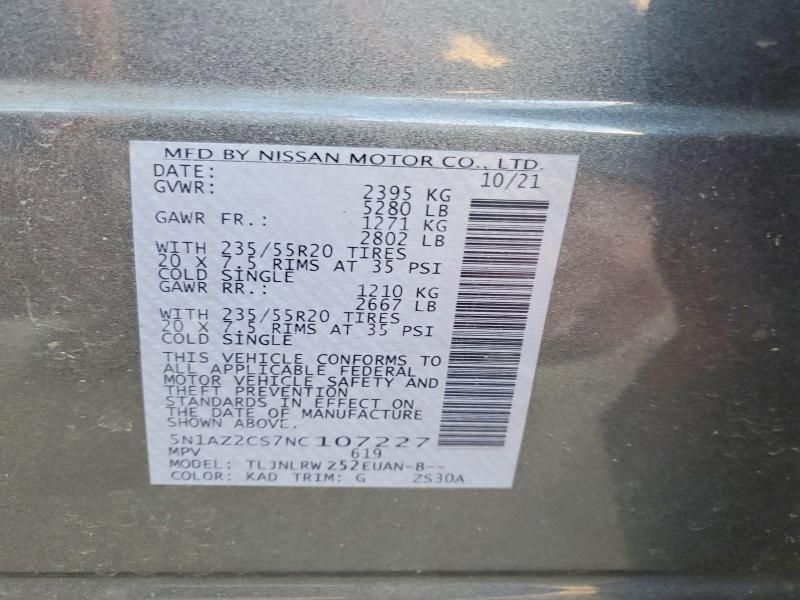 2022 Nissan Murano sl