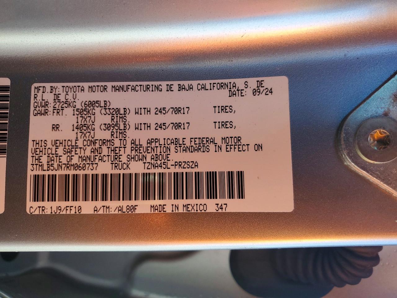 2024 Toyota Tacoma SR5