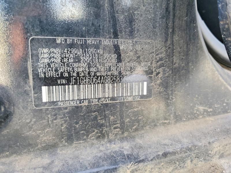 2010 Subaru Impreza Outback Sport