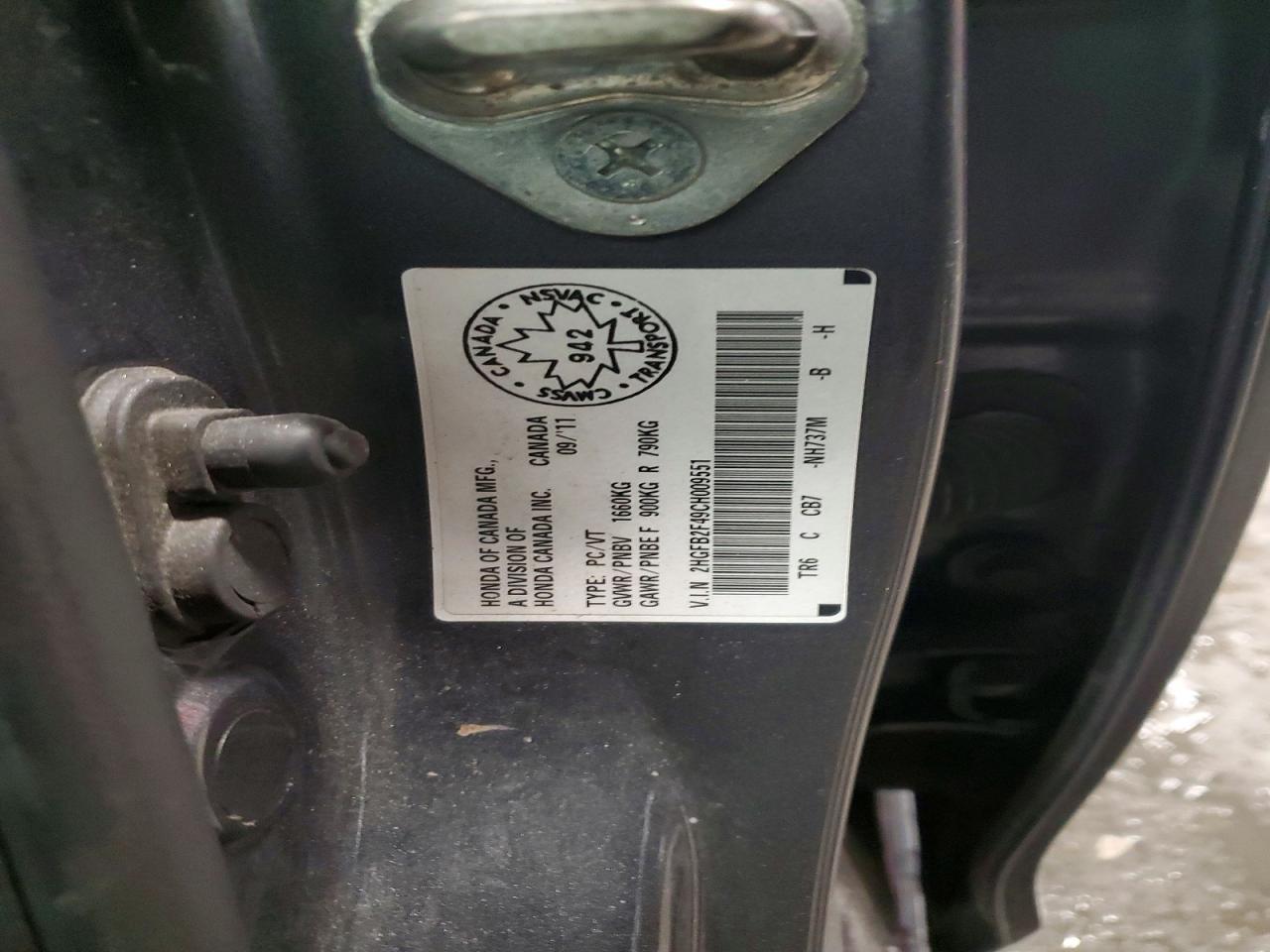 2012 Honda Civic lx