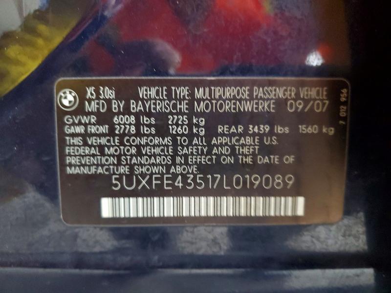2007 BMW X5 3.0i