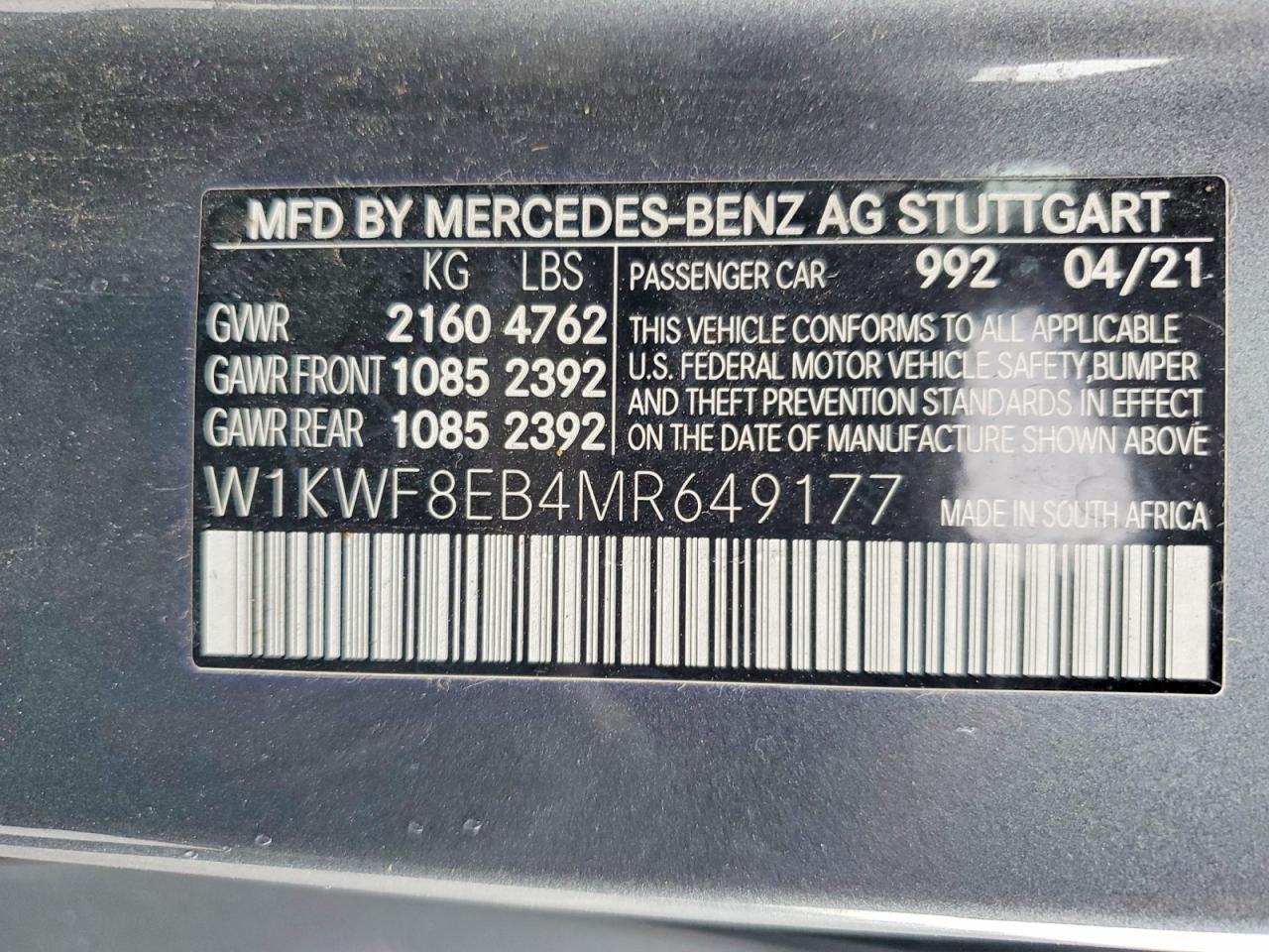 2021 Mercedes-Benz C 300 4matic