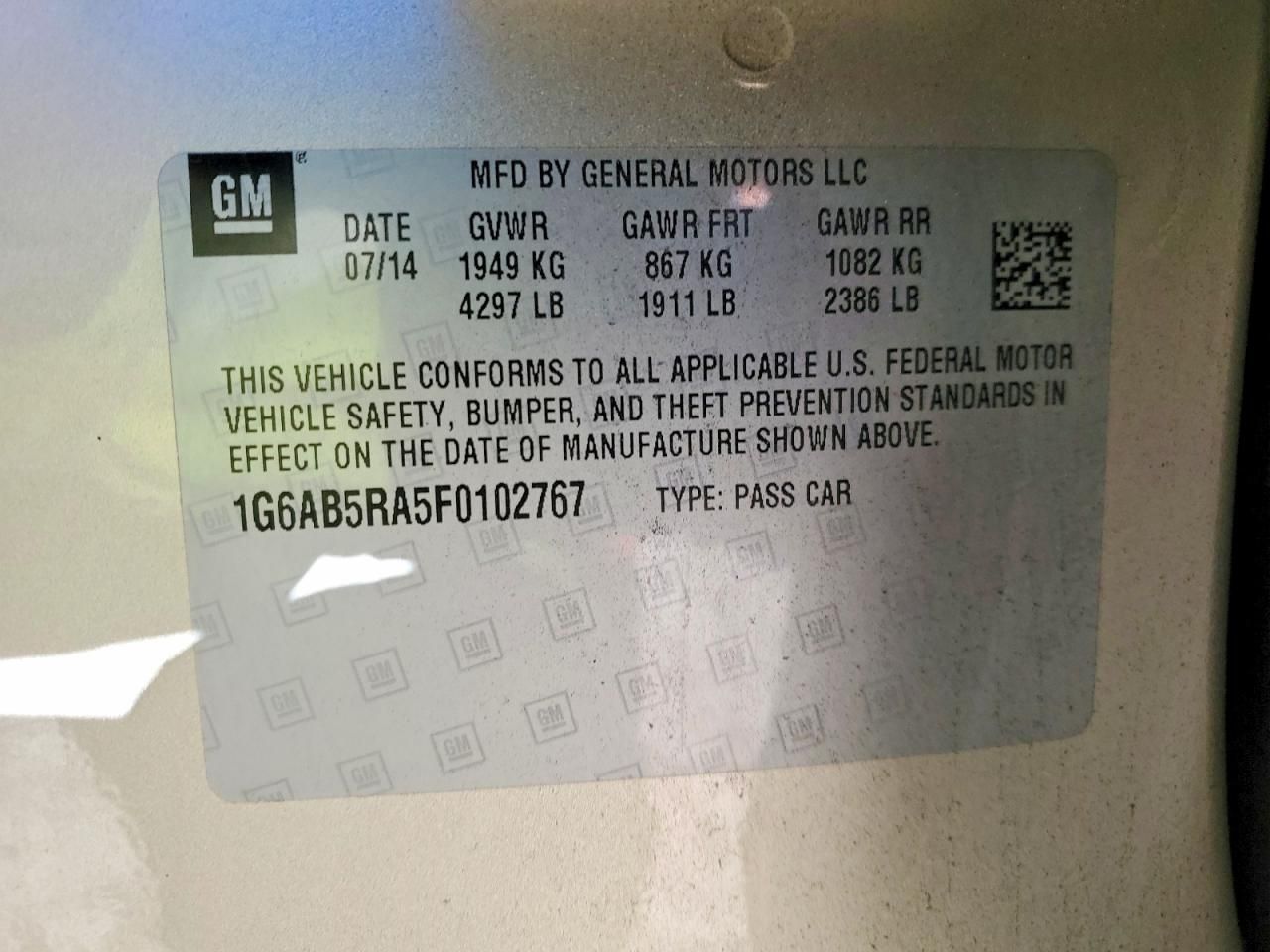 2015 Cadillac Ats Luxury