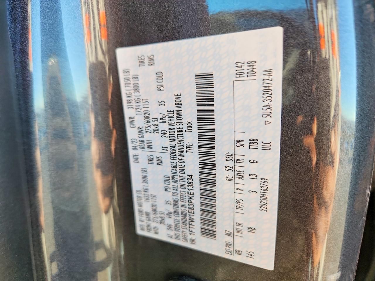 2023 Ford F150 Supercrew