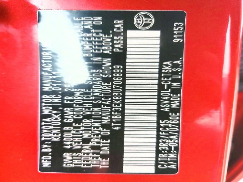 2011 Toyota Camry Base