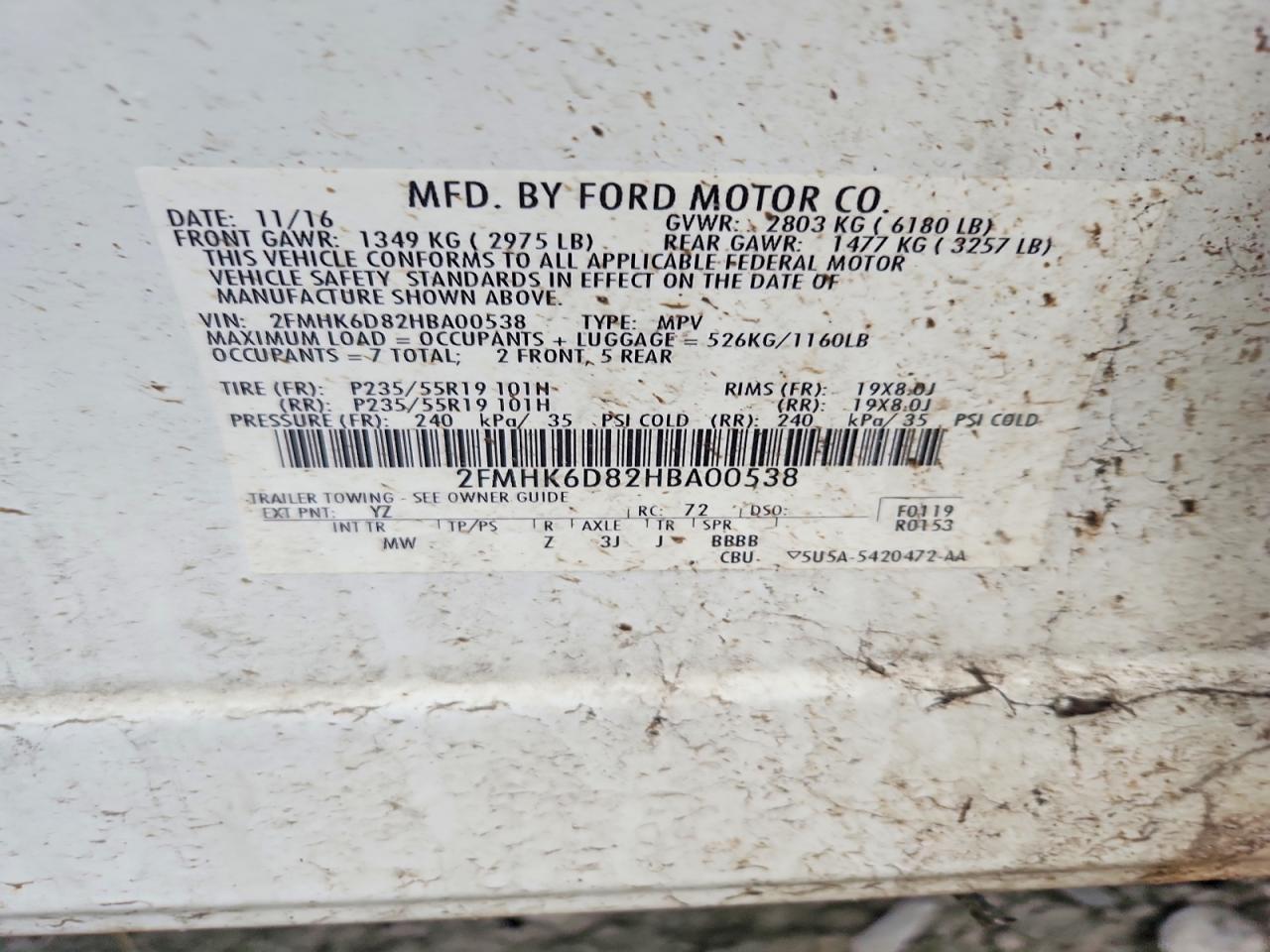 2017 Ford Flex Limited