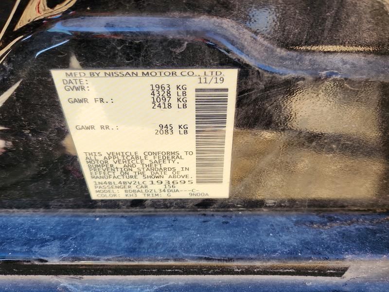 2020 Nissan Altima s