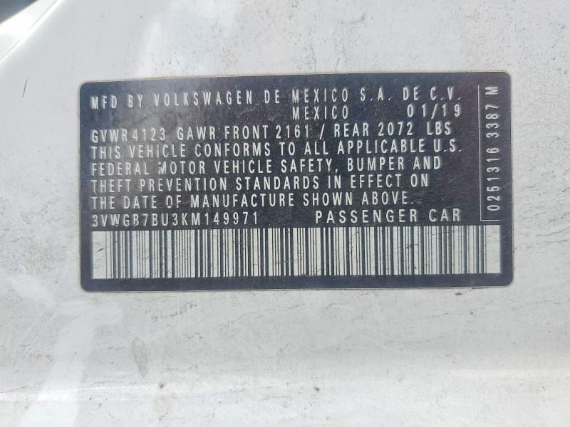 2019 Volkswagen Jetta sel Premium