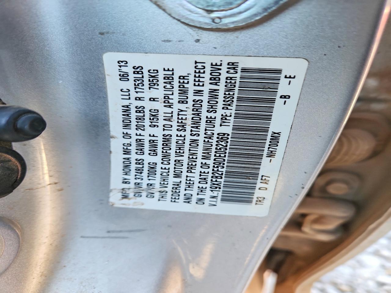 2013 Honda Civic lx