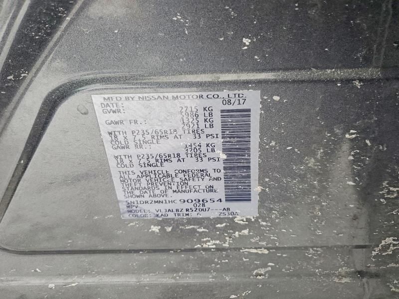 2017 Nissan Pathfinder s