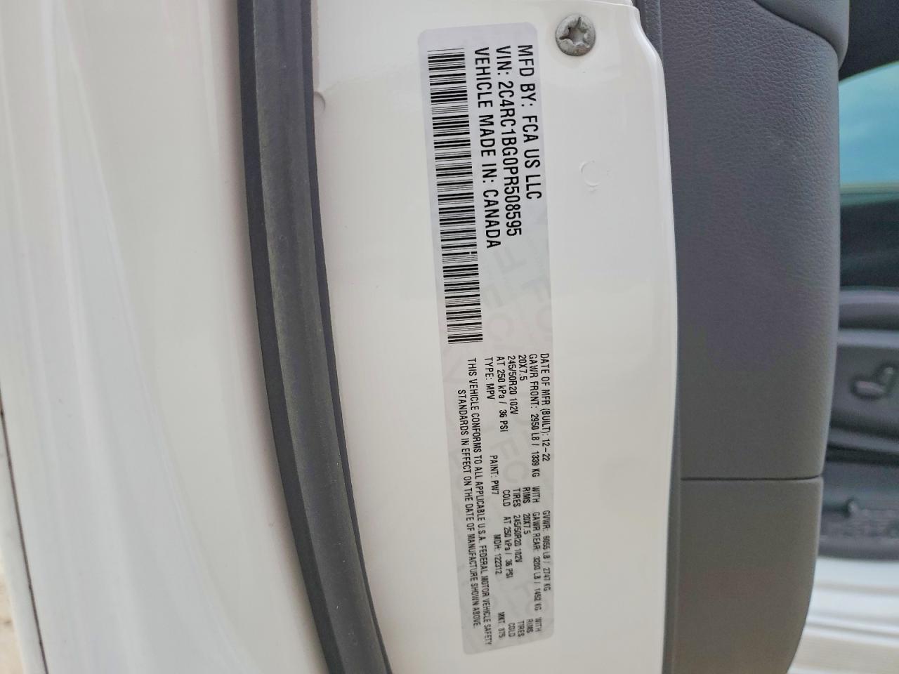 2023 Chrysler Pacifica Touring l
